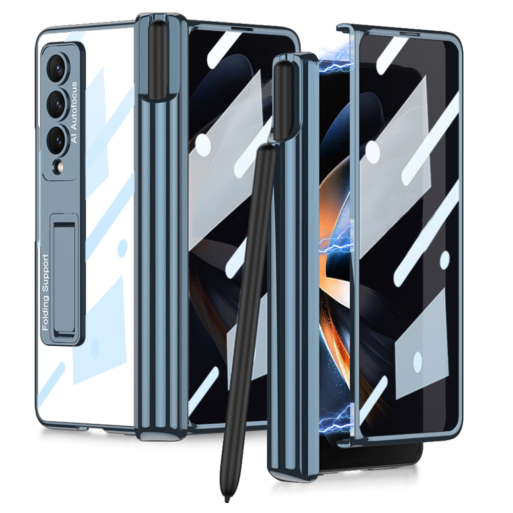 GKK Anti-Spy Slim Case til Samsung Galaxy Z Fold4 5G Hard PC Kickstand Phone Case med frontskærmbeskytter GKK Anti-Spy Slim Case til Samsung Galaxy Z Fold4 5G Hard PC Kickstand Phone Case med frontskærmbeskytter